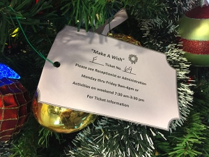 note on christmas tree